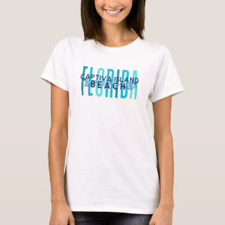 Camiseta Captiva Island Beach Florida (Ocean Waves)