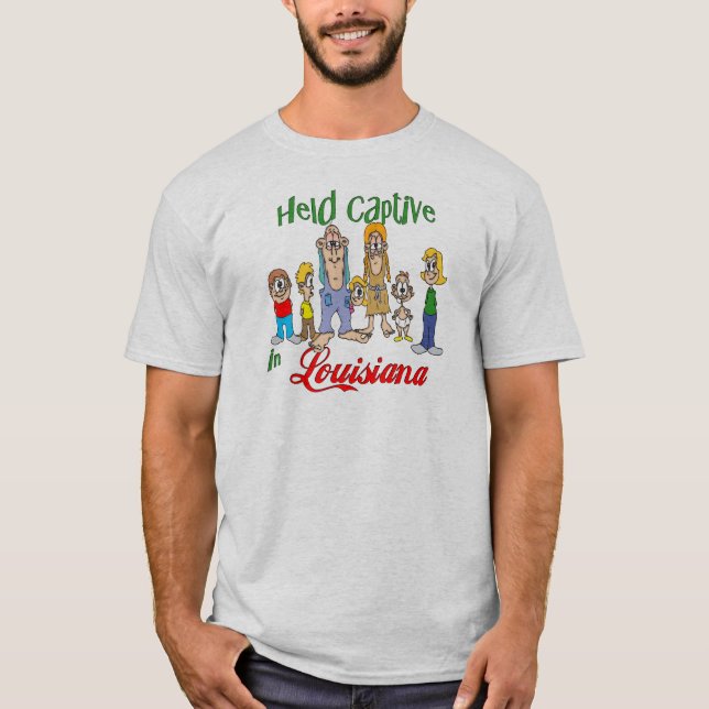 Camiseta Captiva mantida em Louisiana (Frente)