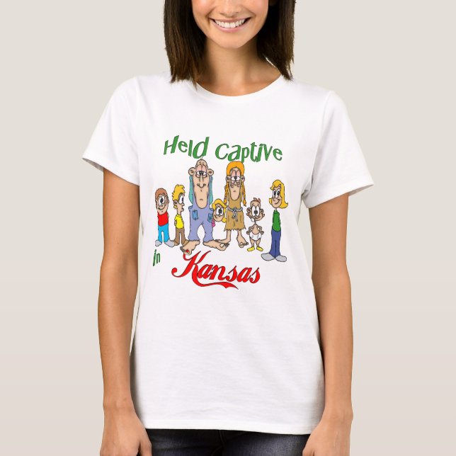 Camiseta Captivo detido no Kansas (Frente)