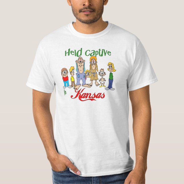 Camiseta Captivo detido no Kansas (Frente)