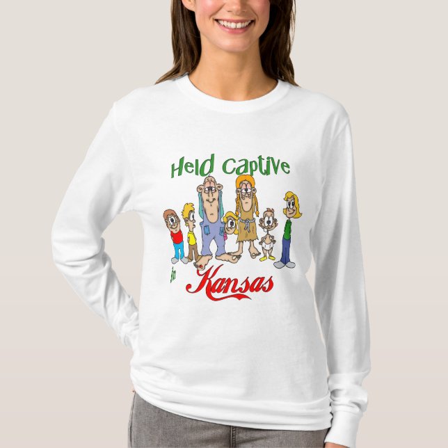 Camiseta Captivo detido no Kansas (Frente)