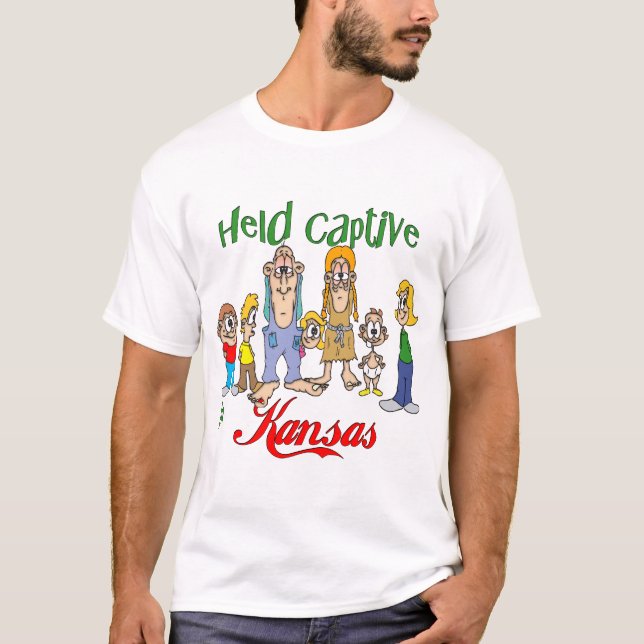 Camiseta Captivo detido no Kansas (Frente)