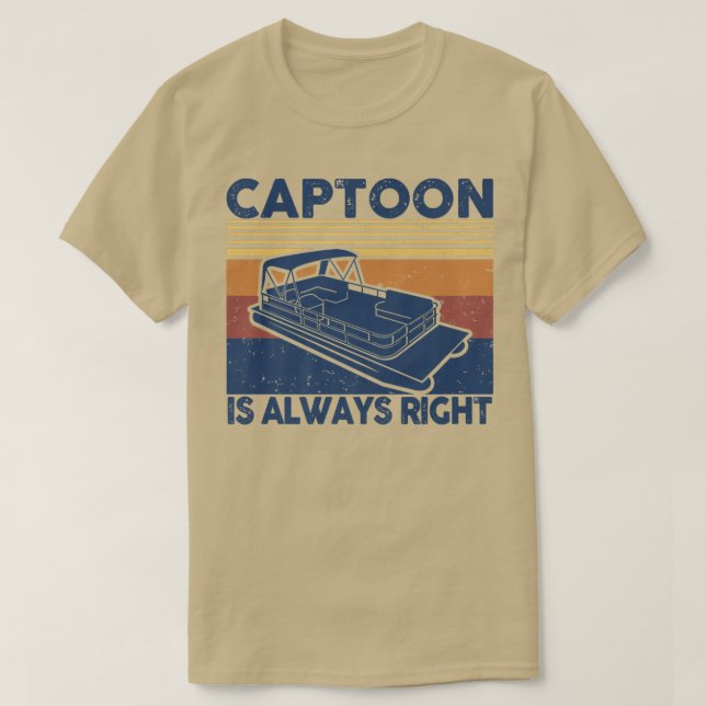 Camiseta Captoon é sempre o dono certo, pai para D (Frente do Design)