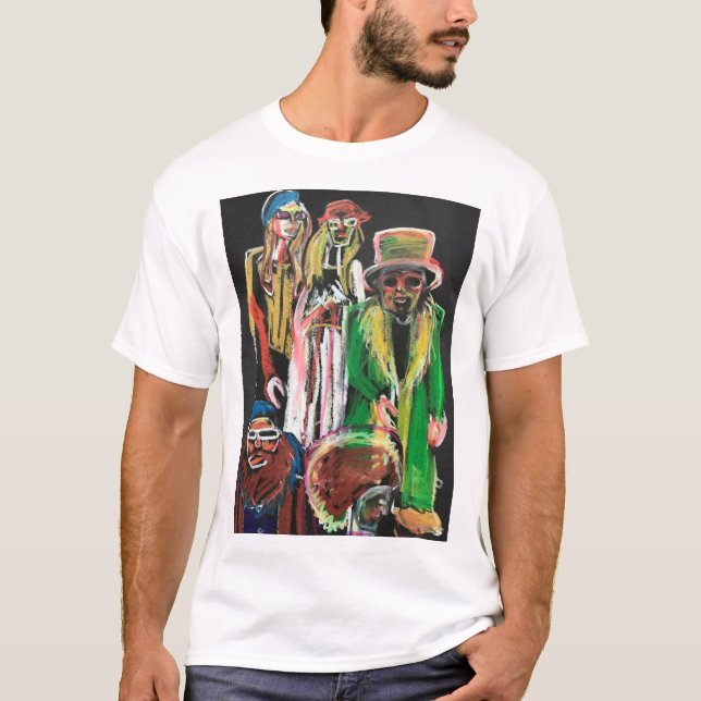 Camiseta Captqain Beefheart & sua banda mágica [quadro] (Frente)