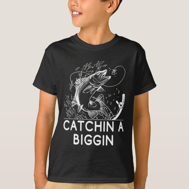 Camiseta Captura A Biggin Pesca Caça Pescador (Frente)
