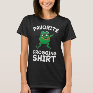 Camiseta Captura Anfíbia de Caçador de Sapos de sapo de Amo