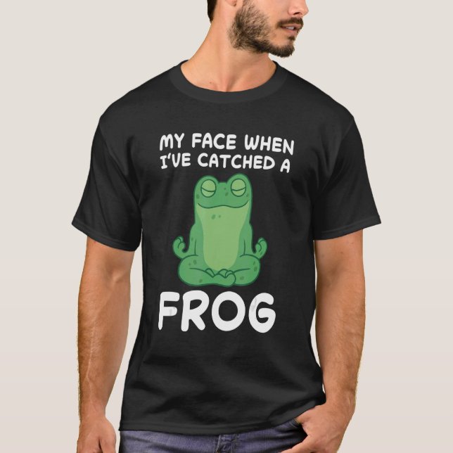 Camiseta Captura Anfíbia de Caçador de Sapos de sapo de Amo (Frente)