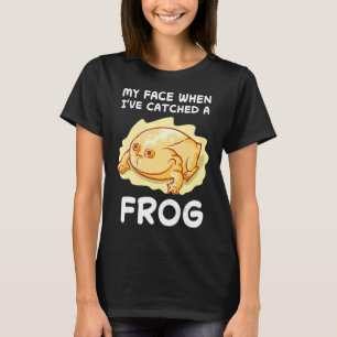 Camiseta Captura Anfíbia de Caçador de Sapos de sapo de Amo