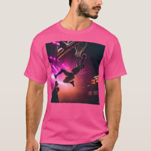 Camiseta Captura de Ação de Silhouette Dunk