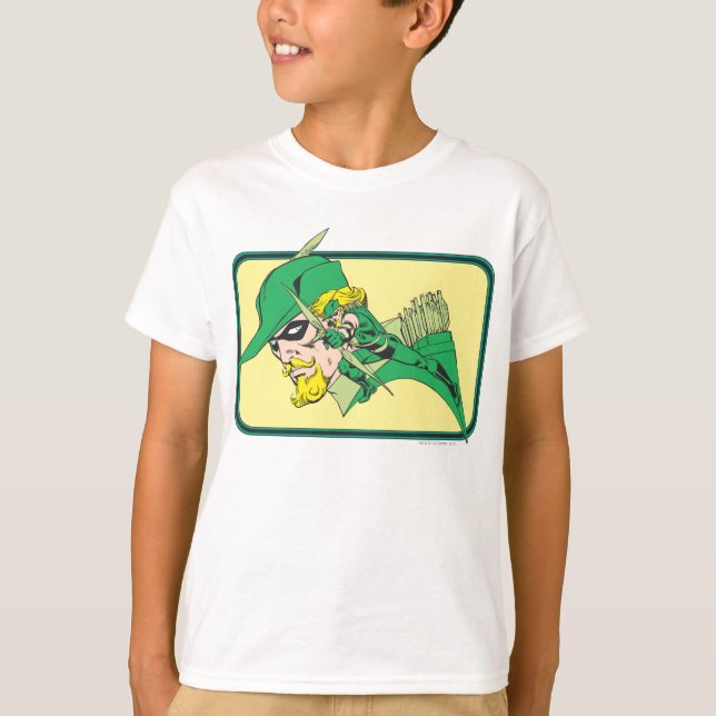 Camiseta Captura de Cabeça de Seta Verde (Frente)