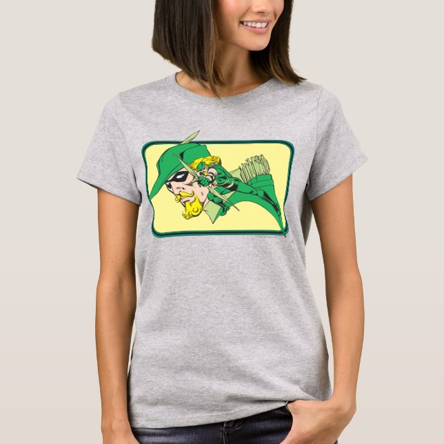 Camiseta Captura de Cabeça de Seta Verde (Frente)