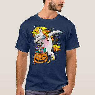 Camiseta Captura de Milho Bonito Dabbing Unicorn abpkin Hal