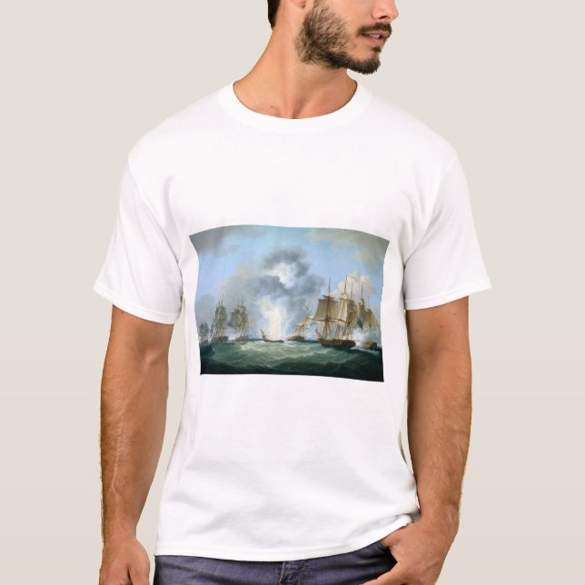 Camiseta Captura de navios de tesouro espanhóis 1804 (Frente)