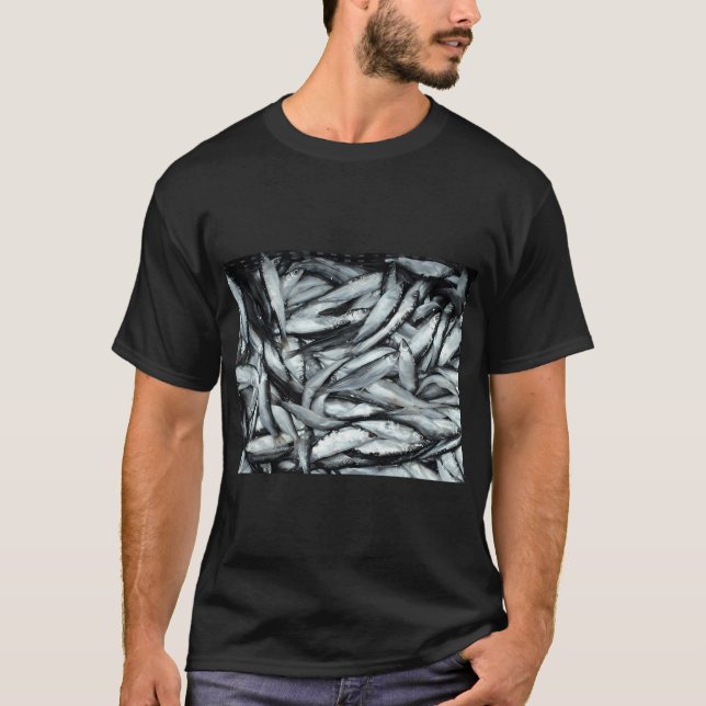 Camiseta captura de peixes-alburnos (Frente)