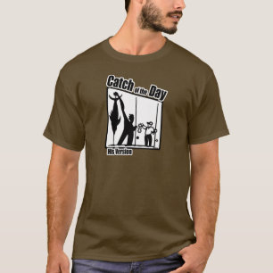 Camiseta Captura de pesca engraçada do humor da pesca da