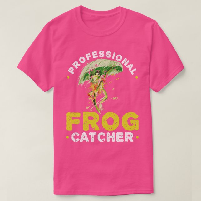 Camiseta Captura de Sapo profissional (Frente do Design)