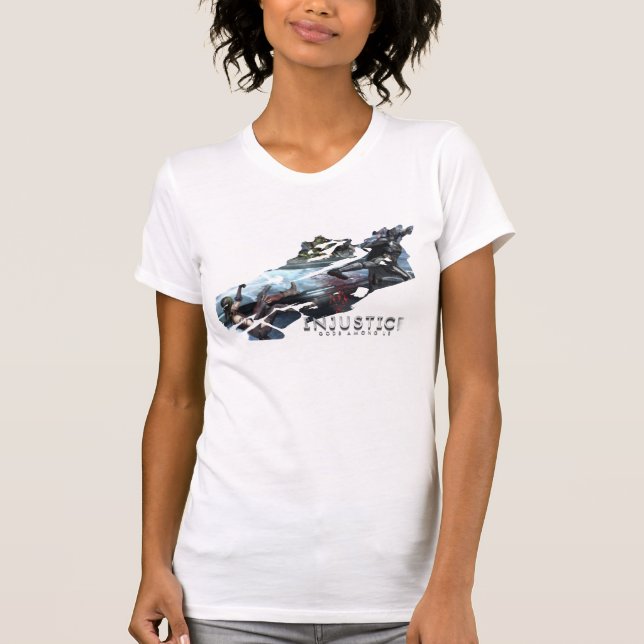 Camiseta Captura de tela: Harley vs Batman (Frente)