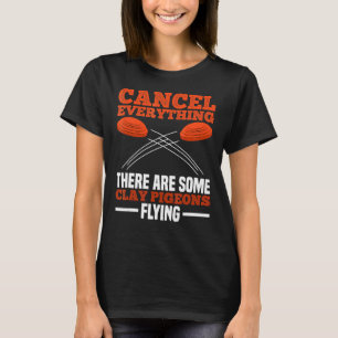 Camiseta Captura De Tiras Para Um Atirador De Pombo De Clay