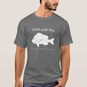 Camiseta Captura do dia - t-shirt do Sheepshead