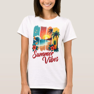 Camiseta Capturar a essência de um verão perfeito para fugi