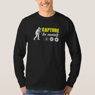 Camiseta Capturar A Lente Fotográfica Momentos