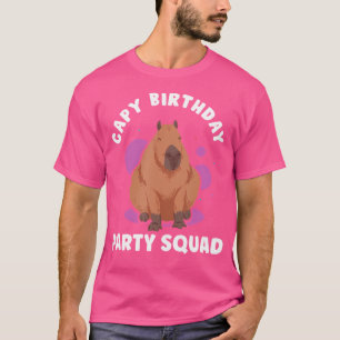 Camiseta Capturar Festa de aniversário Rodent Capybaras Ani