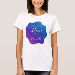 Camiseta Capturar uma estrela em queda