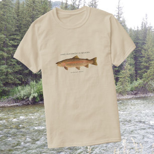 Camiseta Capturas de pesca com imagem de vintage do Rainbow