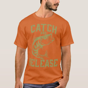 Camiseta Capturas E Libertação De Pesca De Baixo