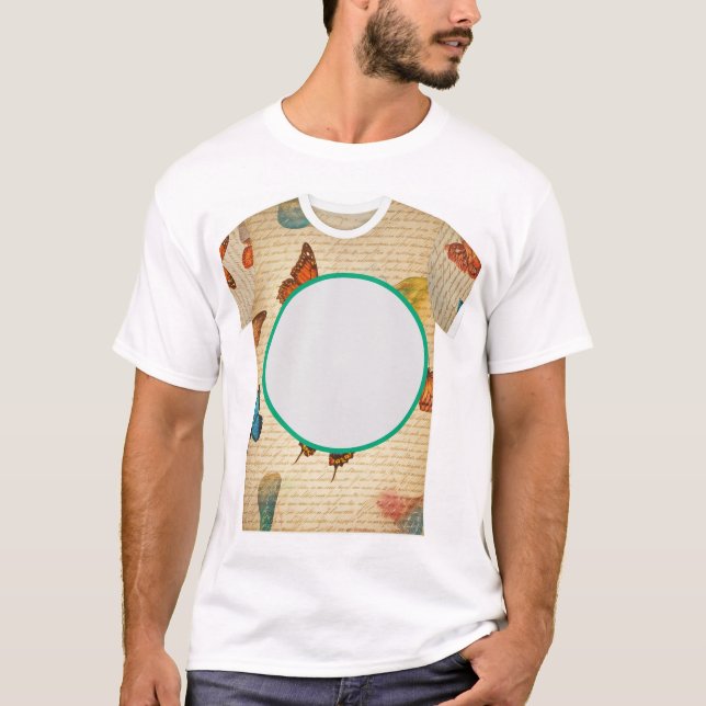 Camiseta Capture a essência do verão com um design de t-shi (Frente)