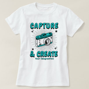 Camiseta Capture e Crie sua imaginação