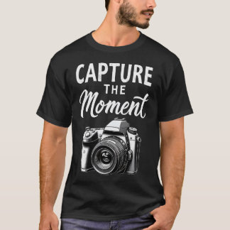Camiseta Capture The Moment Camera Photography Photographer