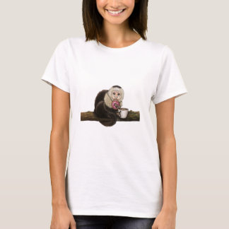 Camiseta Capuchin Cappuccino  Monkey Coffee23
