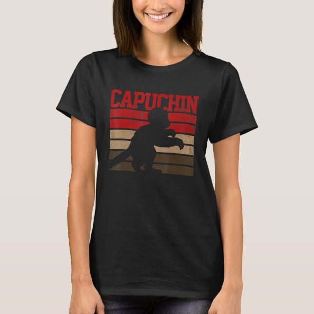 Camiseta Capuchin Monkey Vintage (Frente)