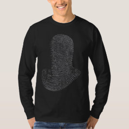 Camiseta Capuz de Guerreiro de Cota de Malha