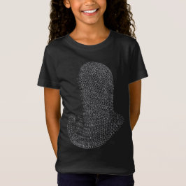 Camiseta Capuz de Guerreiro de Malha de Aço