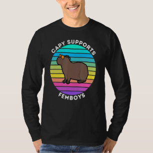 Camiseta Capy Apoia Femboys Capybara Loves Femboys