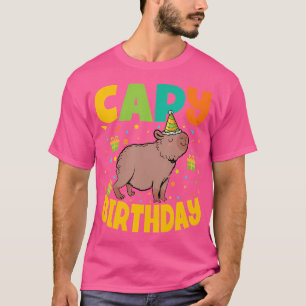 Camiseta Capy Birthday Animal Rodent Capybara