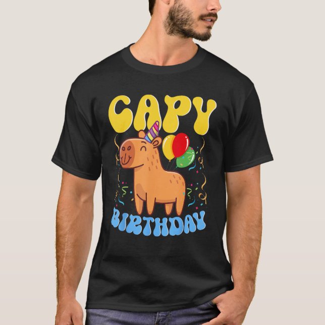 Camiseta Capy Birthday Capybara (Frente)