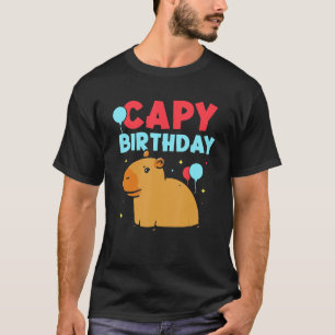 Camiseta Capy Birthday Capybara Animal Capybaras Rodent