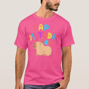 Camiseta Capy Birthday Capybara Lover Funny Rodent Animal B