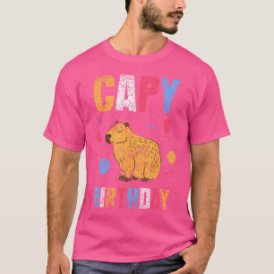 Camiseta Capy Birthday Lover Capybaras Animal Rodent Capyba