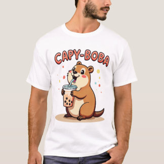 Camiseta Capy Boba - Cute Capybara