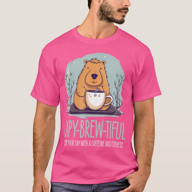 Camiseta Capy-Brew-Tiful Café Capivara (Frente)
