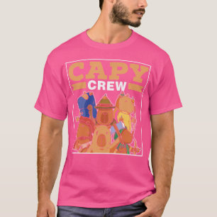 Camiseta Capy Crew Capybaras Rodent Amante de os animais Ca