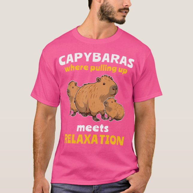Camiseta Capy Cute Capybaras Capybara (Frente)