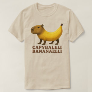 Camiseta Capybaleli Bananaelli - Italiano Brainrot Banana C