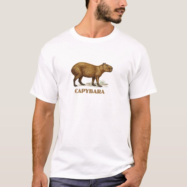 Camiseta capybara (Frente)