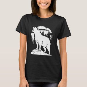 Camiseta Capybara Animal - Guiné Pig Moon Howling
