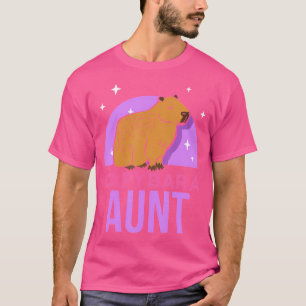 Camiseta Capybara Aunt Rodent Lover Animal Capybaras